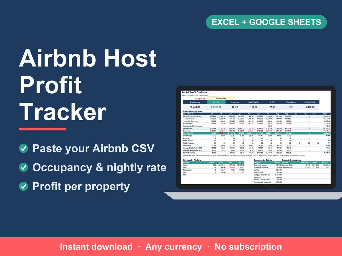 Airbnb Host Profit Tracker