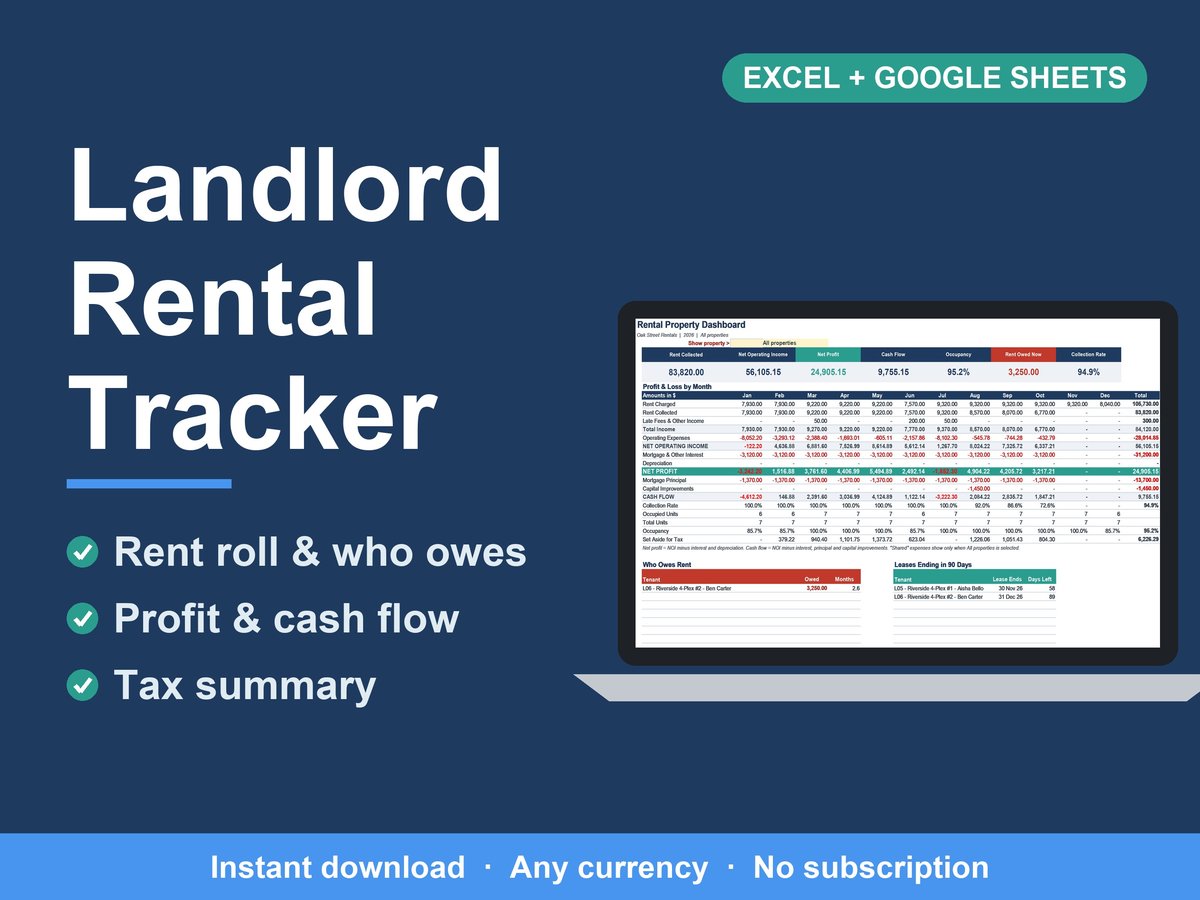 Landlord Rental Property Tracker